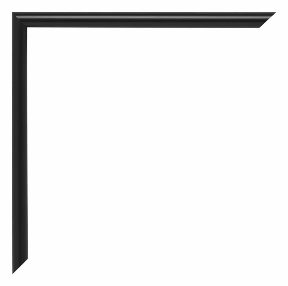 Bilderrahmen 25x30 cm - Schwarz Hochglanz - Kunststoff - Annecy