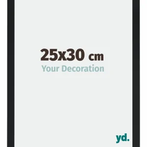 Bilderrahmen 25x30 cm - Schwarz Matt - MDF - Catania
