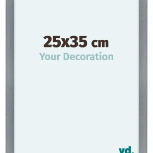 Bilderrahmen 25x35 cm - Aluminium - Gebürstet - MDF - Como