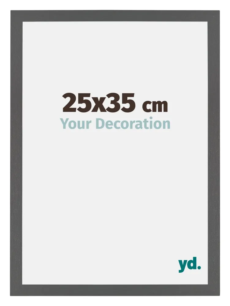 Bilderrahmen 25x35 cm - Antrazit - MDF - Mura