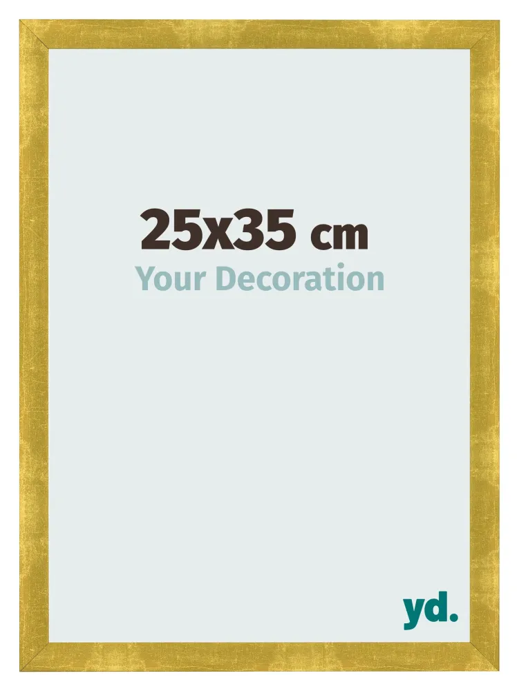 Bilderrahmen 25x35 cm - Gold Vintage - MDF - Pisa