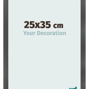 Bilderrahmen 25x35 cm - Schwarz Matt - MDF - Pisa