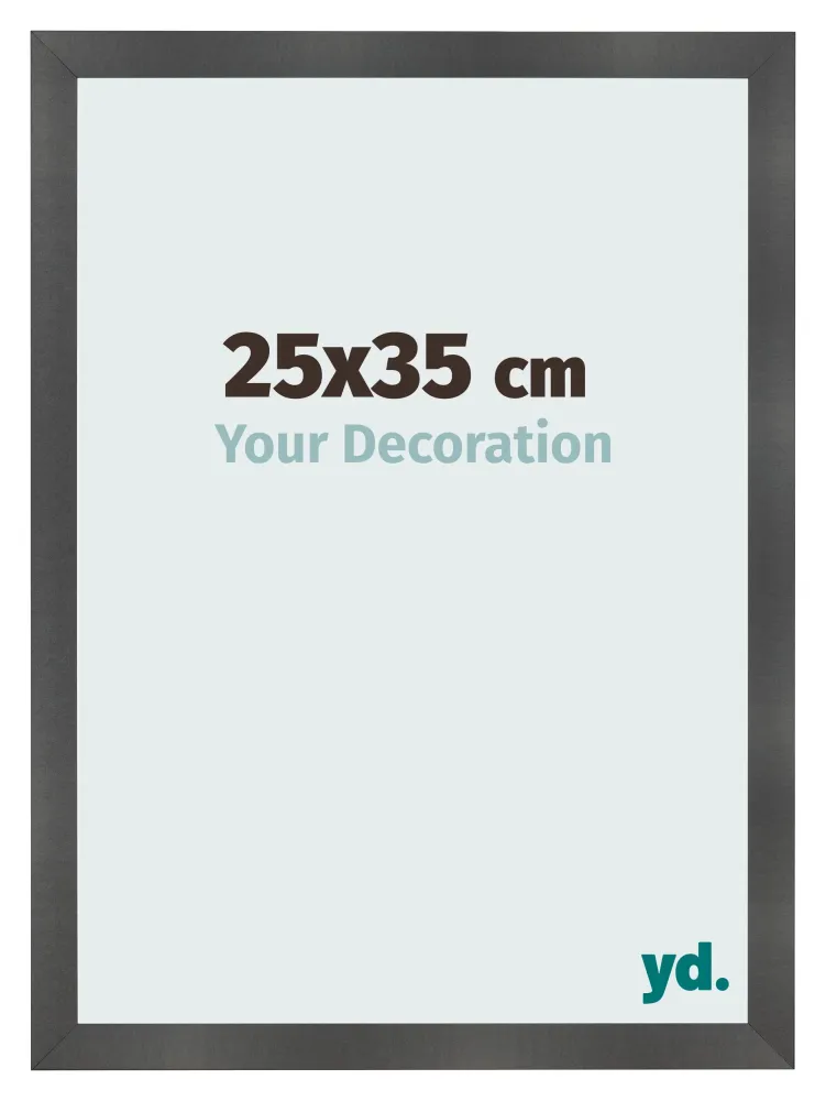 Bilderrahmen 25x35 cm - Schwarz Matt - MDF - Pisa