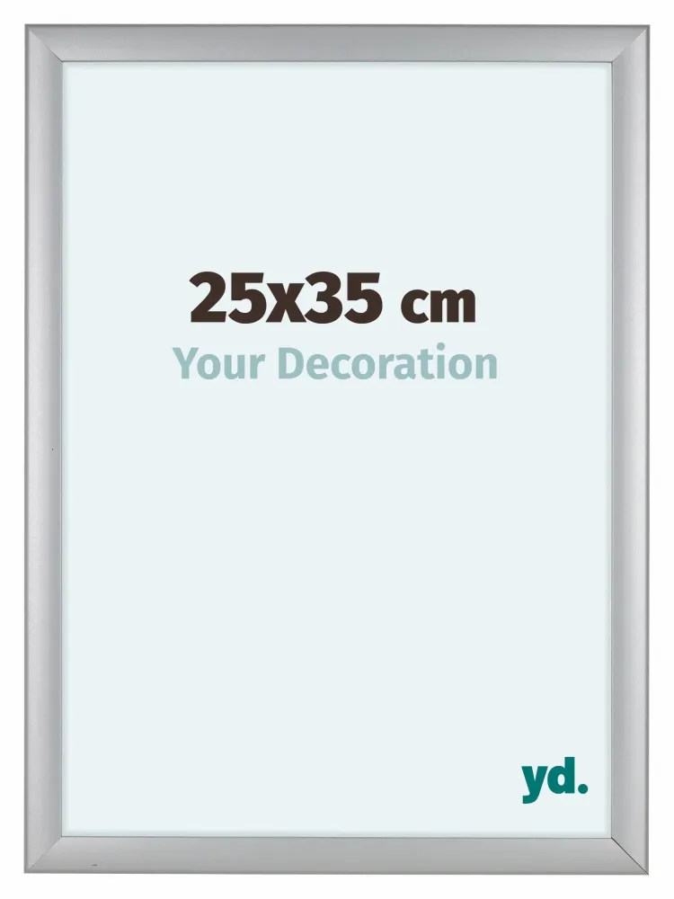 Bilderrahmen 25x35 cm - Silber Matt - MDF - Como