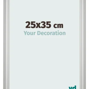 Bilderrahmen 25x35 cm - Silber Matt - MDF - Lazio
