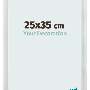 Bilderrahmen 25x35 cm - Silber Matt - MDF - Pisa