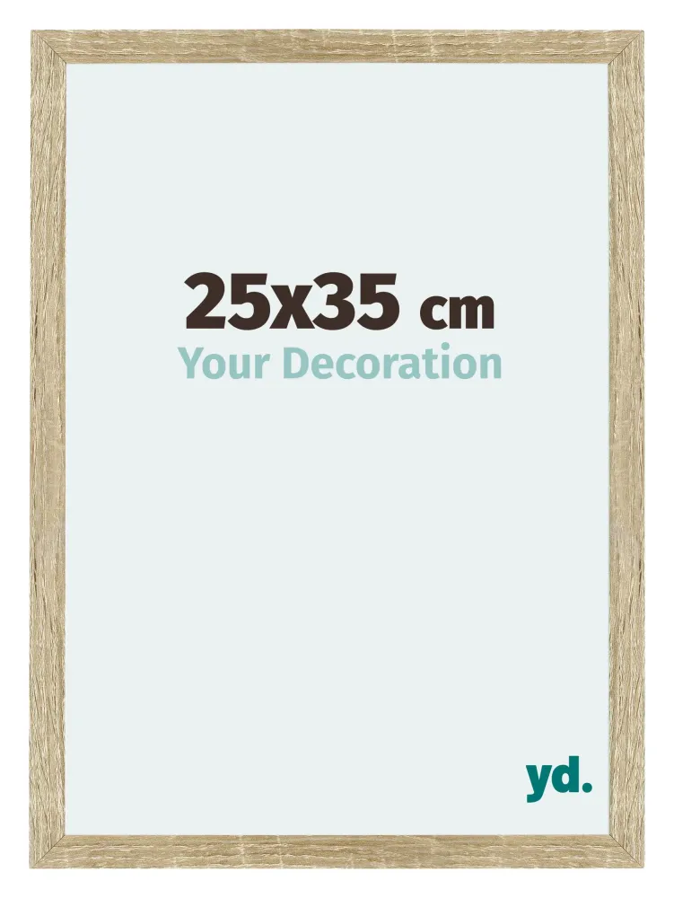 Bilderrahmen 25x35 cm - Sonoma Eiche - MDF - Mura