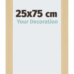 Bilderrahmen 25x75 cm - Ahorn Dekor - MDF - Mura