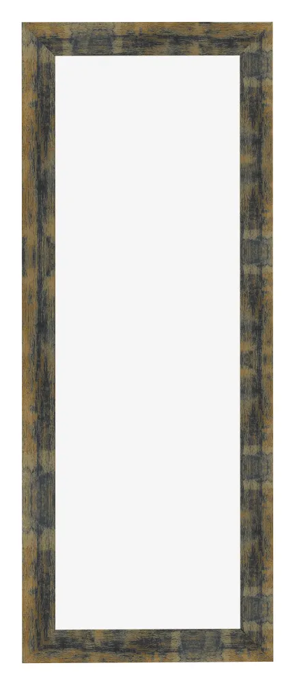 Bilderrahmen 25x75 cm - Blau Gold Meliert - MDF - Pisa