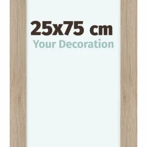 Bilderrahmen 25x75 cm - Eiche Hell - MDF - Como