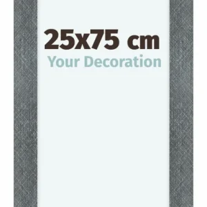 Bilderrahmen 25x75 cm - Eisen Gewischt - MDF - Como