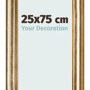 Bilderrahmen 25x75 cm - Gold Antik - MDF - Lazio