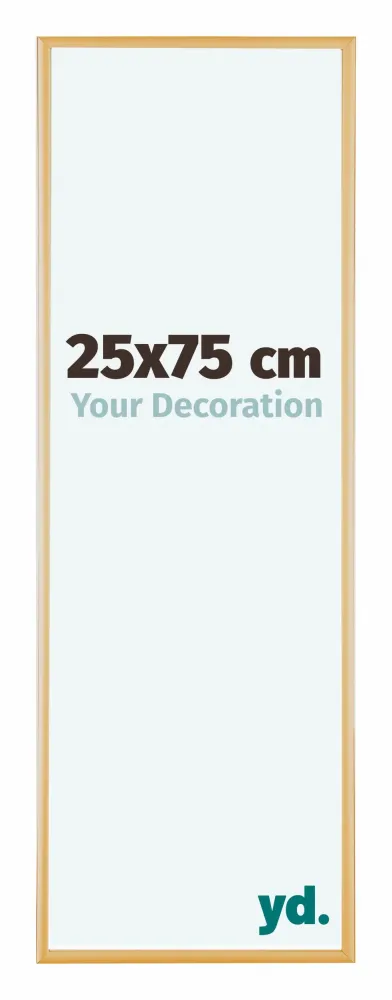 Bilderrahmen 25x75 cm - Gold Vintage - Aluminium - Kent