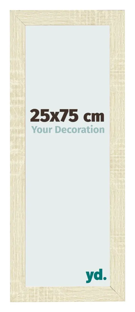 Bilderrahmen 25x75 cm - Sonoma Eiche - MDF - Pisa
