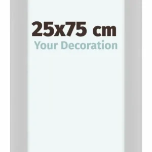 Bilderrahmen 25x75 cm - Weiß Hochglanz - MDF - Como