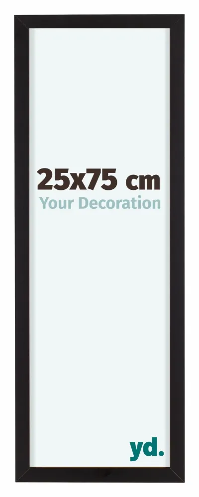 Bilderrahmen 25x75cm Schwarz Aluminium Virginia