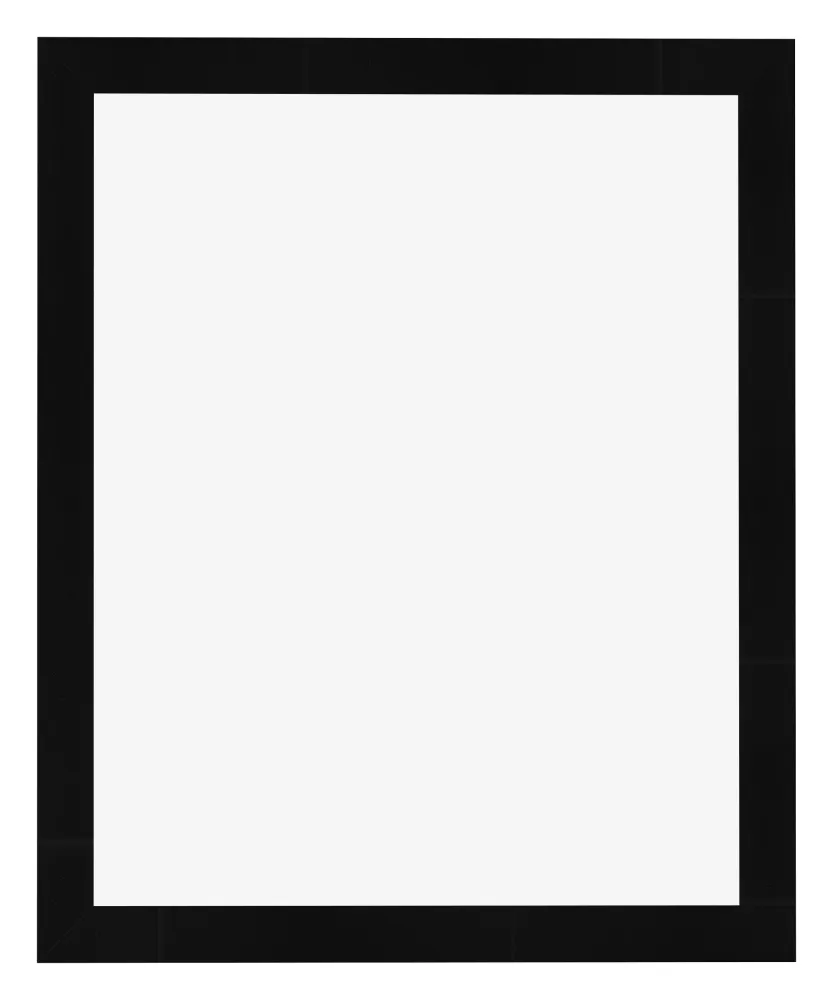 Bilderrahmen 28x35 cm - Schwarz Hochglanz - MDF - Pisa