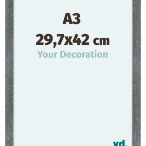 Bilderrahmen A3 - 29,7x42 cm - Eisen Gewischt - MDF - Como