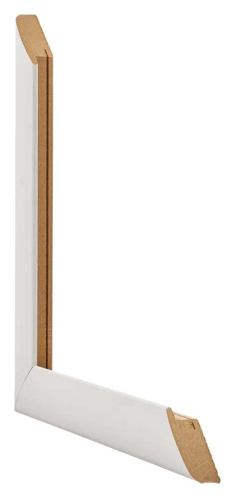 Bilderrahmen A3 - 29,7x42 cm - Weiß Gemasert - MDF - Como