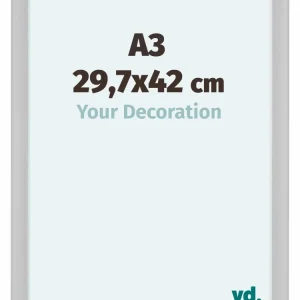 Bilderrahmen A3 - 29,7x42 cm - Weiß Matt - MDF - Como