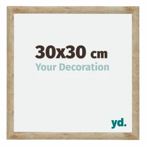 Bilderrahmen 30x30 cm - Gold - MDF - Catania