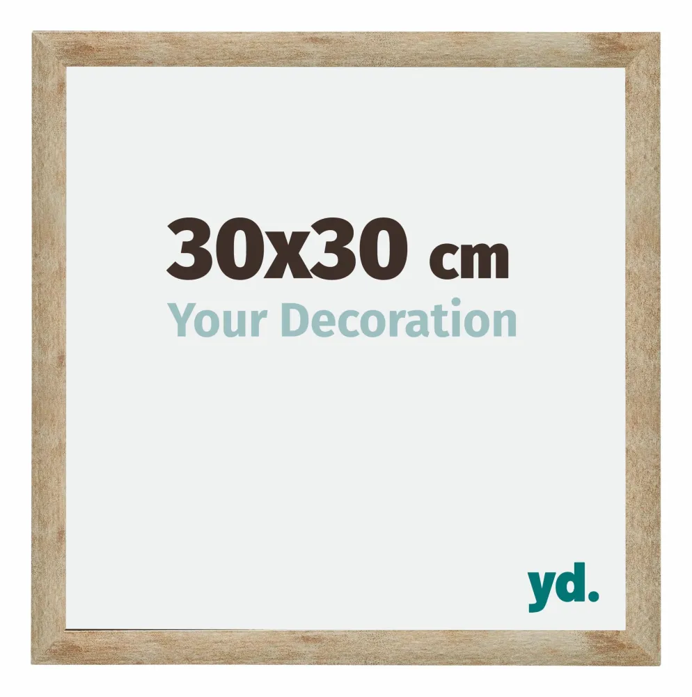 Bilderrahmen 30x30 cm - Gold - MDF - Catania