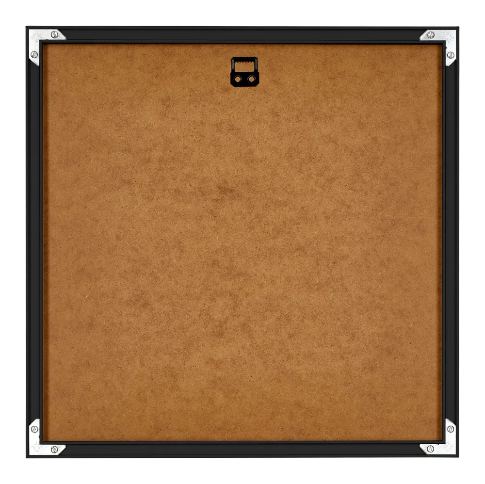 Bilderrahmen 30x30 cm - Schwarz Hochglanz - Aluminium - Miami