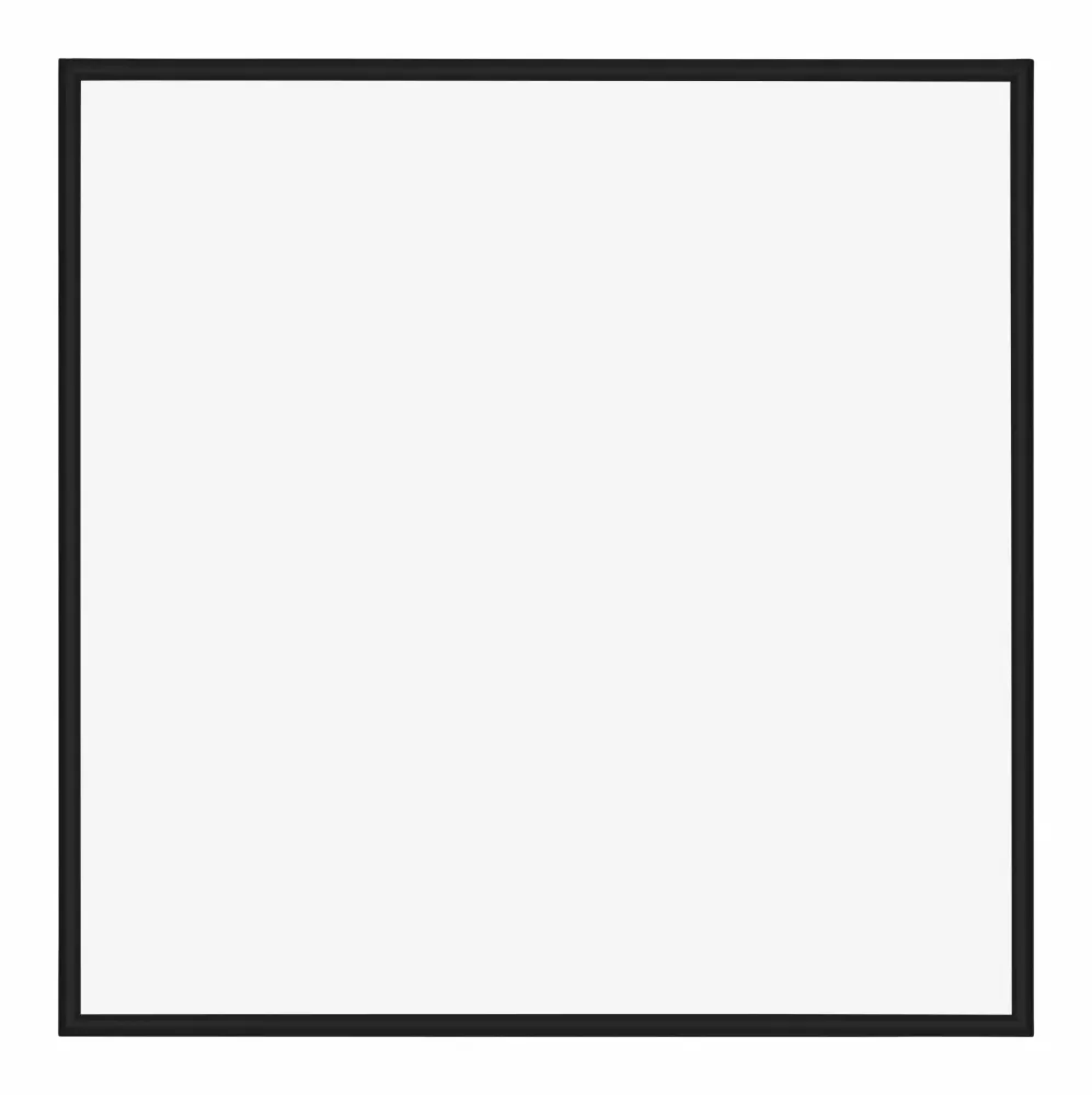 Bilderrahmen 30x30 cm - Schwarz Matt - Aluminium - New York - Aluminium - New York