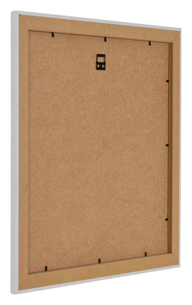 Bilderrahmen 30x30 cm - Weiß Gemasert - MDF - Como