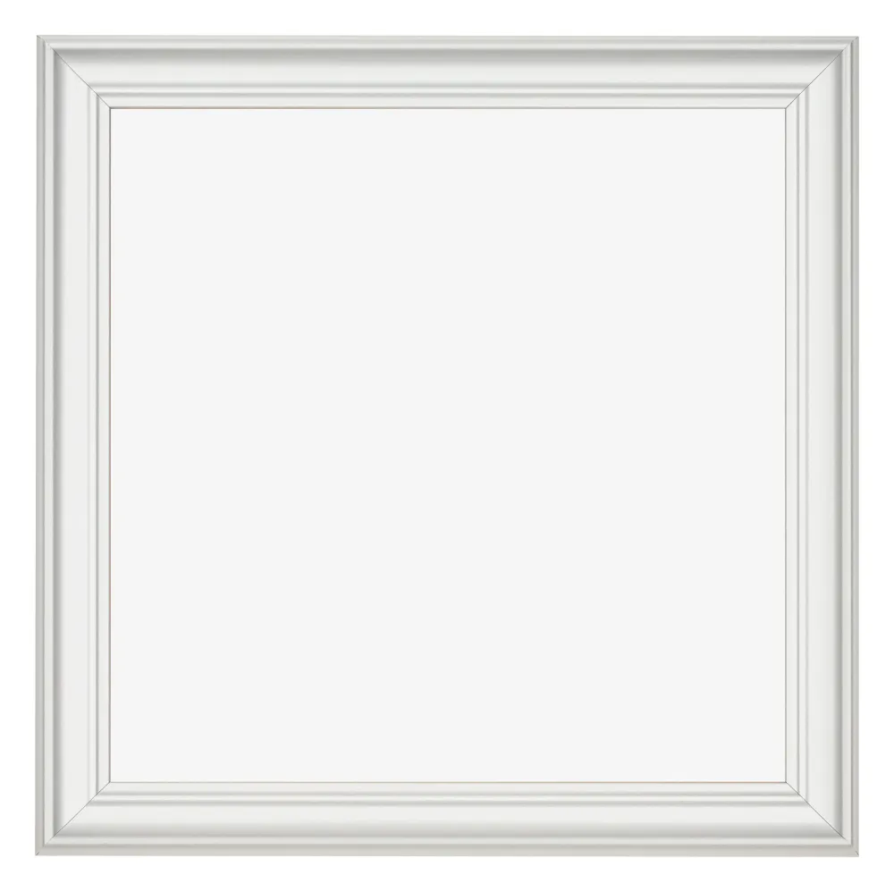 Bilderrahmen 30x30 cm - Weiß Gemasert - MDF - Lazio