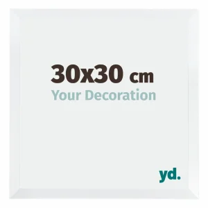 Bilderrahmen 30x30 cm - Weiss - MDF - Catania
