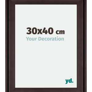 Bilderrahmen 30x40 cm - Braun - Holz - Birmingham
