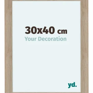 Bilderrahmen 30x40 cm - Eiche Hell - MDF - Como