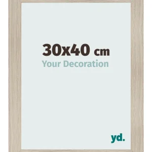 Bilderrahmen 30x40 cm - Eiche Hell - MDF - Pisa
