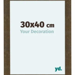 Bilderrahmen 30x40 cm - Gold Antik - MDF - Como