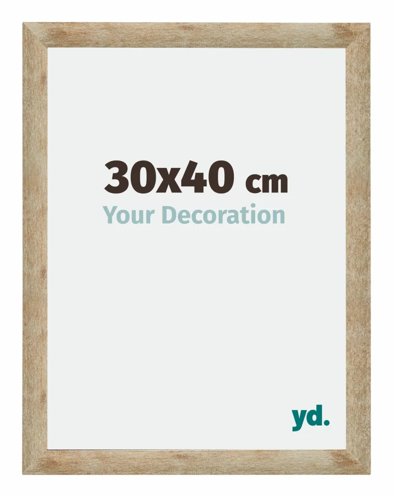 Bilderrahmen 30x40 cm - Gold - MDF - Catania