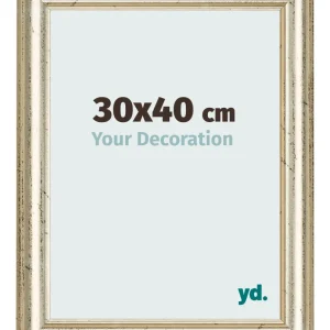 Bilderrahmen 30x40 cm - Metallglanz - MDF - Lazio