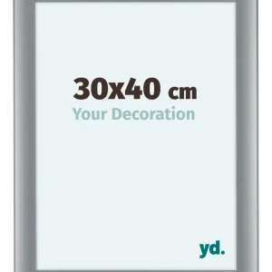 Bilderrahmen 30x40 cm - Silber Matt - MDF - Como