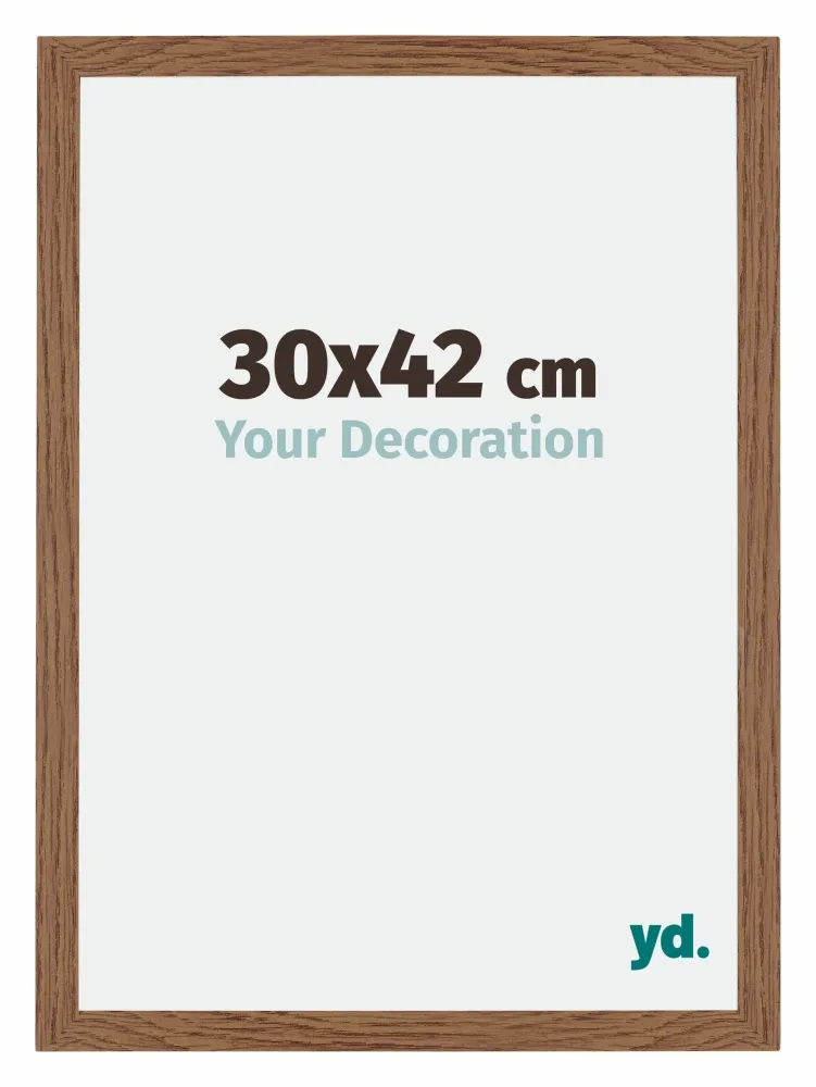 Bilderrahmen 30x42 cm - Eiche Rustikal - MDF - Mura
