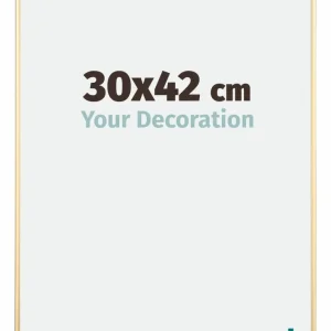 Bilderrahmen 30x42 cm - Gold - Aluminium - Kent
