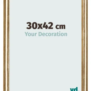 Bilderrahmen 30x42 cm - Gold Antik - MDF - Lazio