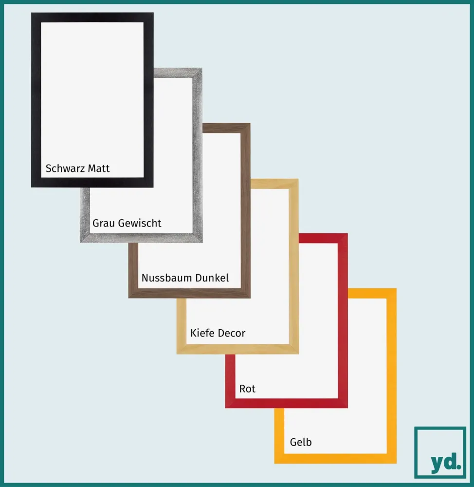 Bilderrahmen 30x42 cm - Gold Antik - MDF - Mura