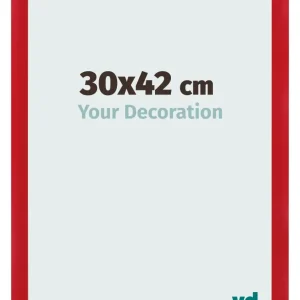 Bilderrahmen 30x42 cm - Rot - MDF - Pisa