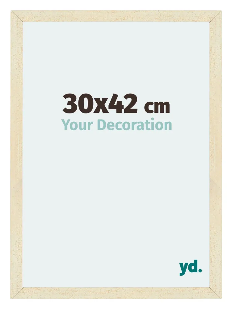 Bilderrahmen 30x42 cm - Sand Gewischt - MDF - Mura