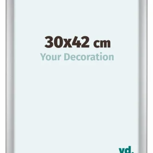 Bilderrahmen 30x42 cm - Silber Matt - MDF - Como