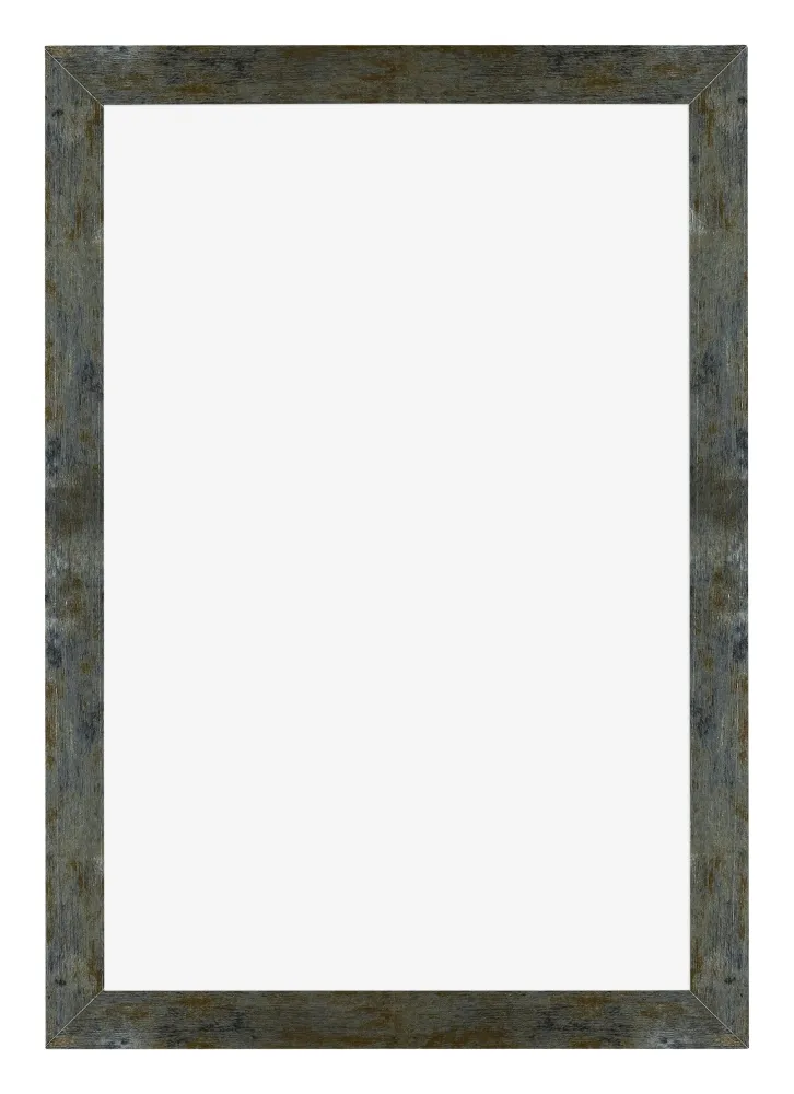 Bilderrahmen 30x45 cm - Blau Gold Meliert - MDF - Mura