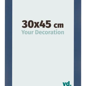 Bilderrahmen 30x45 cm - Dunkelblau Gewischt - MDF - Pisa