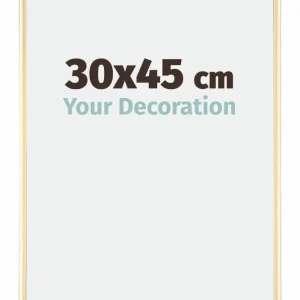 Bilderrahmen 30x45 cm - Gold - Aluminium - Kent