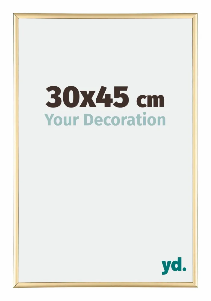 Bilderrahmen 30x45 cm - Gold - Aluminium - Kent