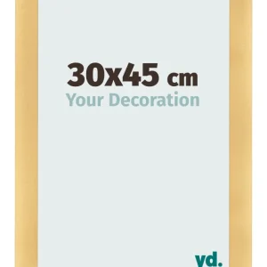 Bilderrahmen 30x45 cm - Gold Matt - MDF - Pisa
